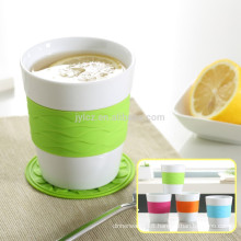 hot selling silicone band with ceramic mugs and cups